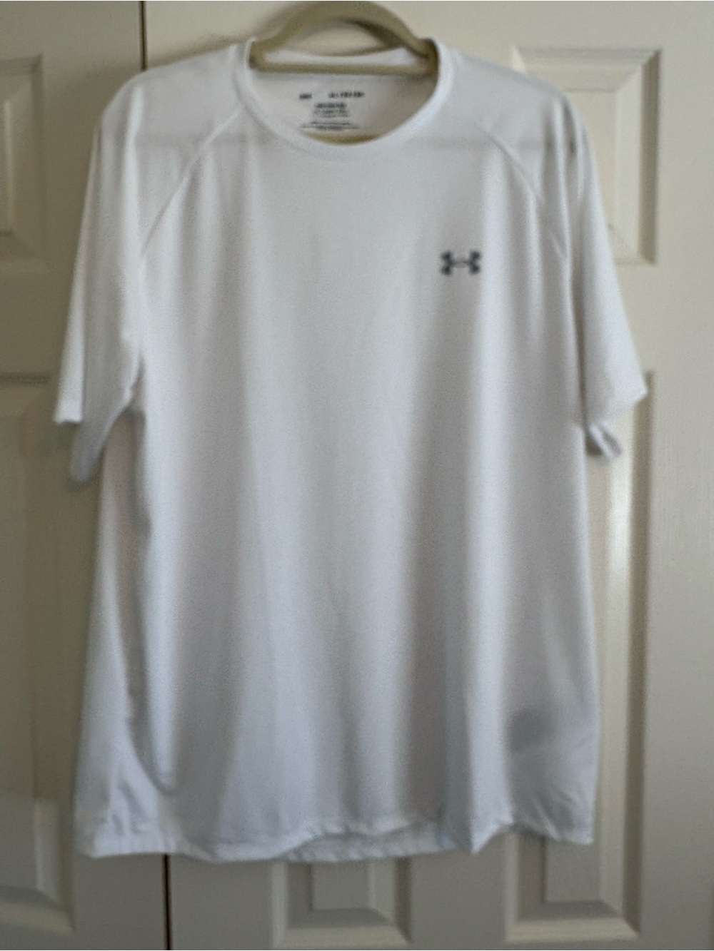 Under Armour Tech Tee Men’s White Performance T-Shirt – XL